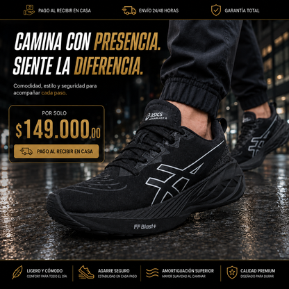 🔥 Asics AN15+OBSEQUIO | Máximo Confort • 70% OFF Solo Hoy